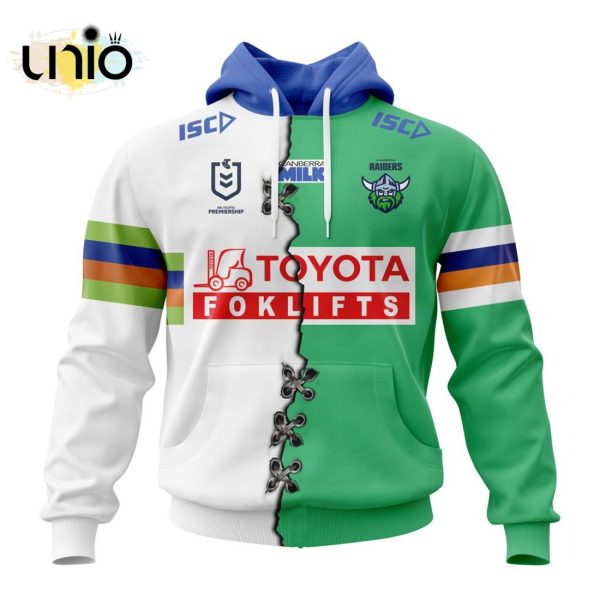 NRL Canberra Raiders Home Mix Away Kits Hoodie