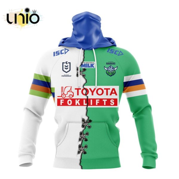 NRL Canberra Raiders Home Mix Away Kits Hoodie