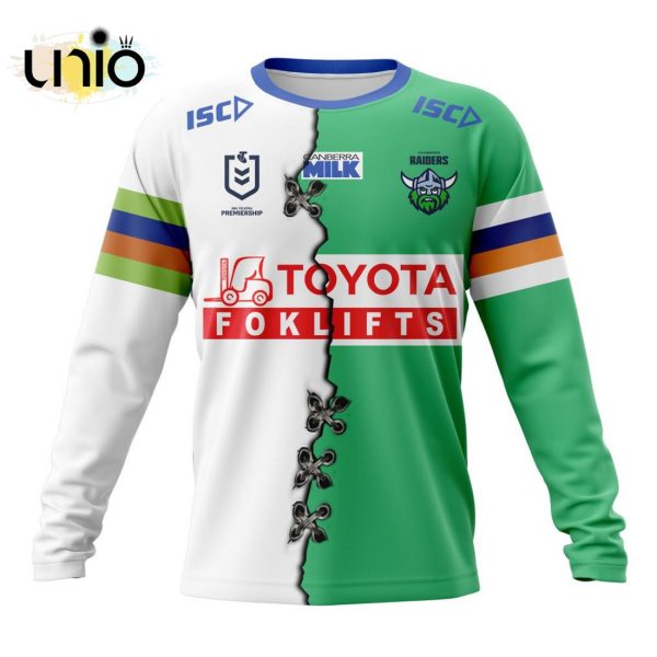 NRL Canberra Raiders Home Mix Away Kits Hoodie