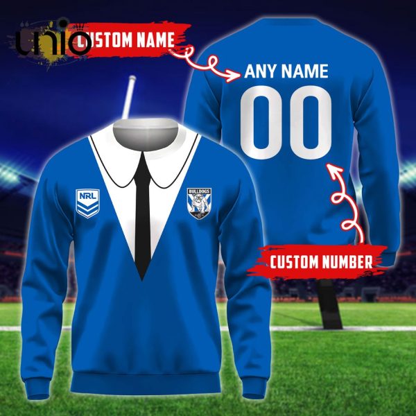 NRL Canterbury-Bankstown Bulldogs Custom Name Hoodie