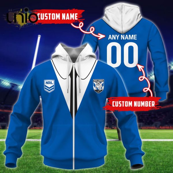 NRL Canterbury-Bankstown Bulldogs Custom Name Hoodie