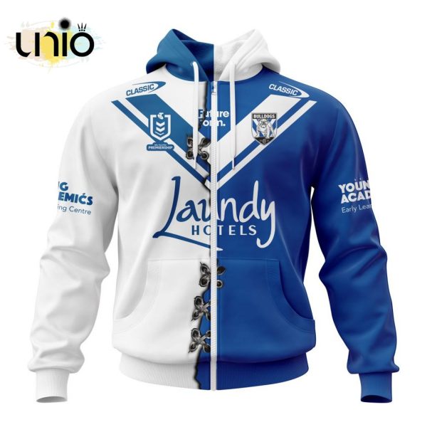 NRL Canterbury-Bankstown Bulldogs Home Mix Away Kits Hoodie