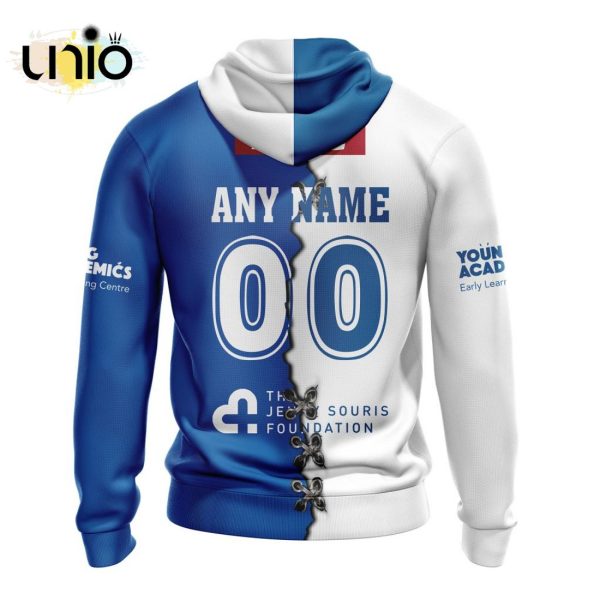 NRL Canterbury-Bankstown Bulldogs Home Mix Away Kits Hoodie