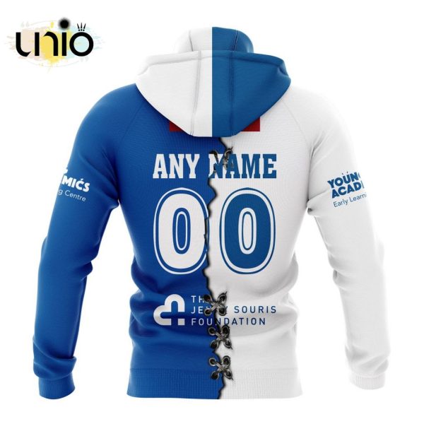 NRL Canterbury-Bankstown Bulldogs Home Mix Away Kits Hoodie