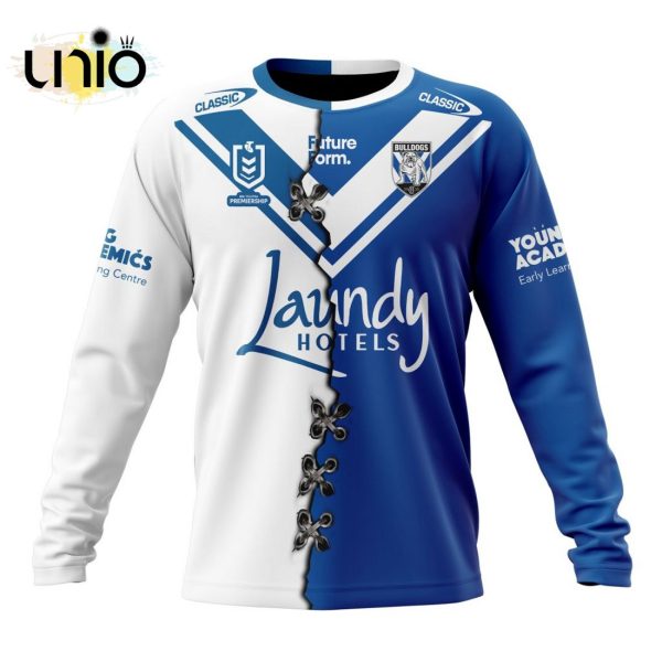 NRL Canterbury-Bankstown Bulldogs Home Mix Away Kits Hoodie