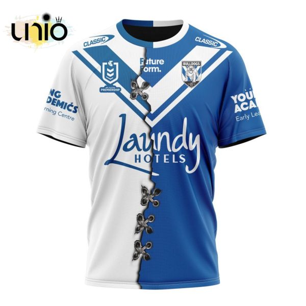 NRL Canterbury-Bankstown Bulldogs Home Mix Away Kits Hoodie