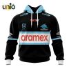 NRL Cronulla-Sutherland Sharks Home Mix Away Kits Hoodie