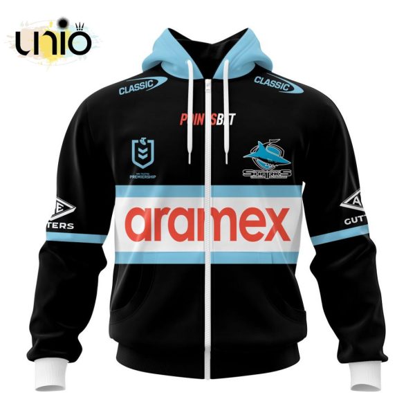 NRL Cronulla-Sutherland Sharks 2024 Away Kits Hoodie