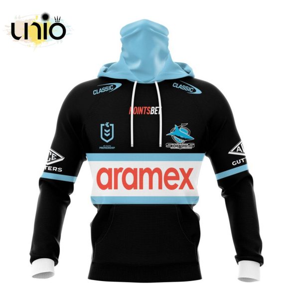 NRL Cronulla-Sutherland Sharks 2024 Away Kits Hoodie