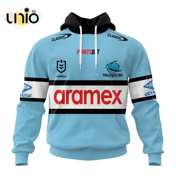 NRL Cronulla-Sutherland Sharks 2024 Home Kits Hoodie