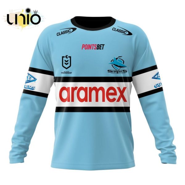 NRL Cronulla-Sutherland Sharks 2024 Home Kits Hoodie