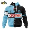 NRL Cronulla-Sutherland Sharks 2024 Away Kits Hoodie