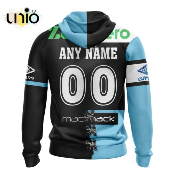 NRL Cronulla-Sutherland Sharks Home Mix Away Kits Hoodie