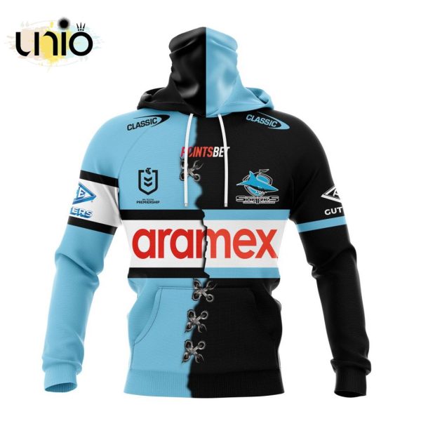 NRL Cronulla-Sutherland Sharks Home Mix Away Kits Hoodie