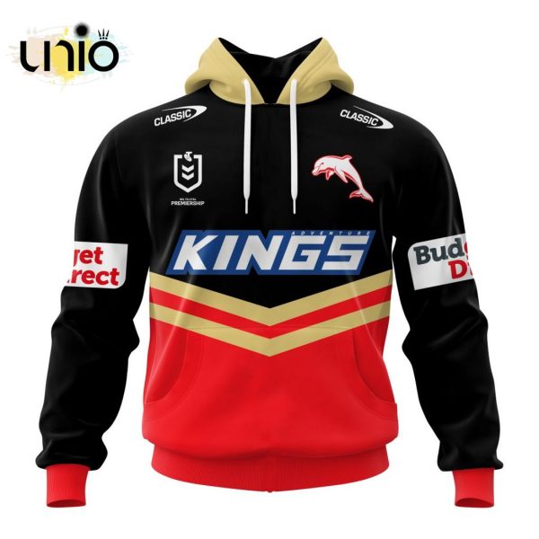 NRL Dolphins 2024 Alternate Kits Hoodie