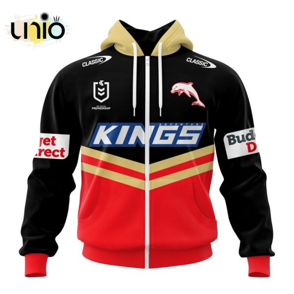 NRL Dolphins 2024 Alternate Kits Hoodie