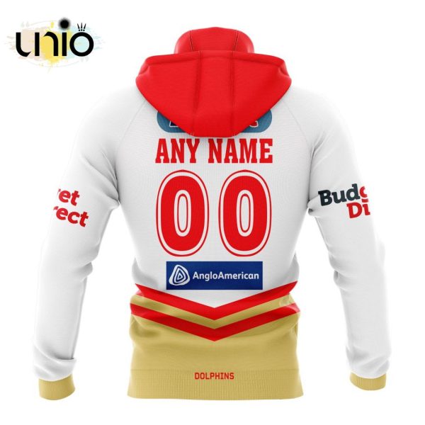 NRL Dolphins 2024 Away Kits Hoodie