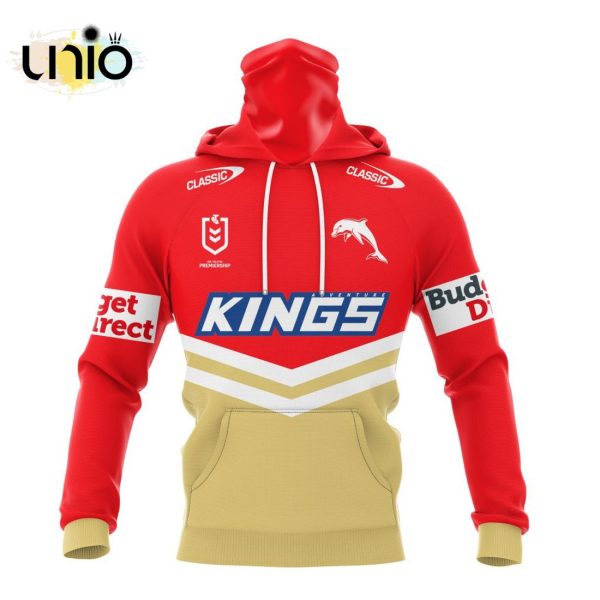 NRL Dolphins 2024 Home Kits Hoodie