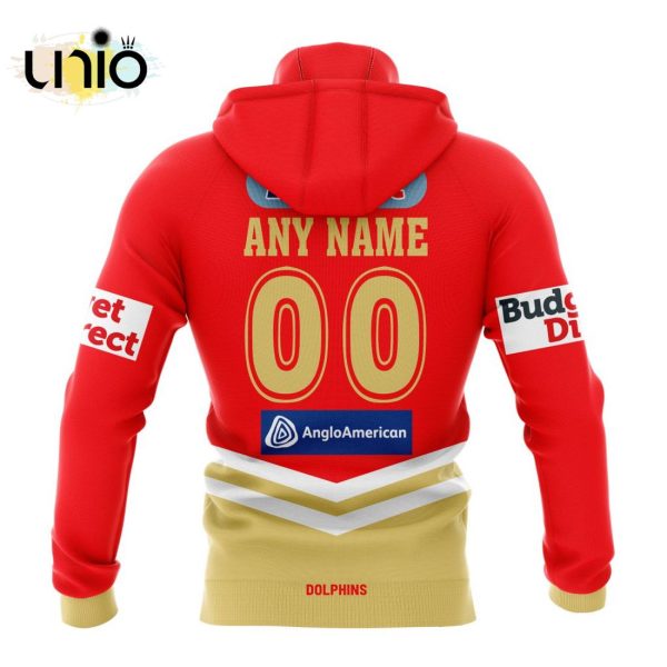 NRL Dolphins 2024 Home Kits Hoodie