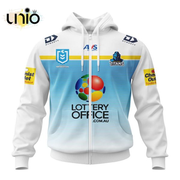 NRL Gold Coast Titans 2024 Away Kits Hoodie