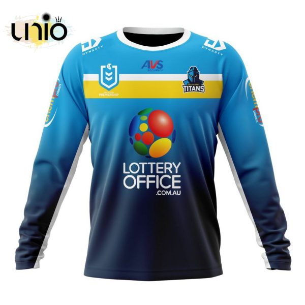 NRL Gold Coast Titans 2024 Home Kits Hoodie