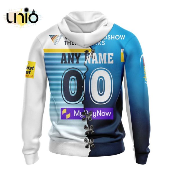 NRL Gold Coast Titans Home Mix Away Kits Hoodie