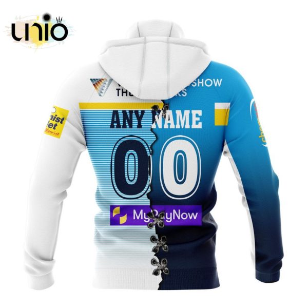 NRL Gold Coast Titans Home Mix Away Kits Hoodie