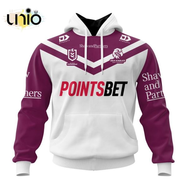 NRL Manly Warringah Sea Eagles 2024 Away Kits Hoodie