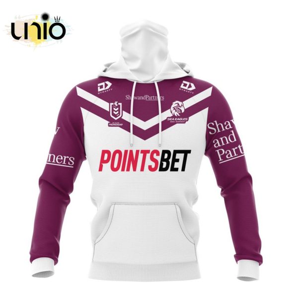 NRL Manly Warringah Sea Eagles 2024 Away Kits Hoodie