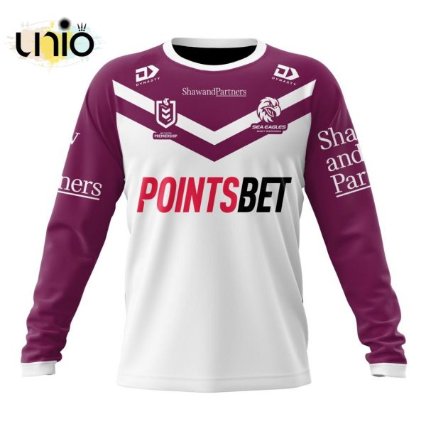 NRL Manly Warringah Sea Eagles 2024 Away Kits Hoodie