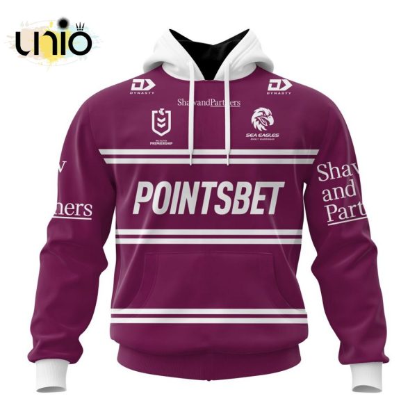 NRL Manly Warringah Sea Eagles 2024 Home Kits Hoodie