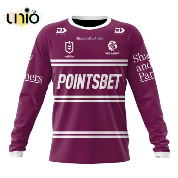 NRL Manly Warringah Sea Eagles 2024 Home Kits Hoodie