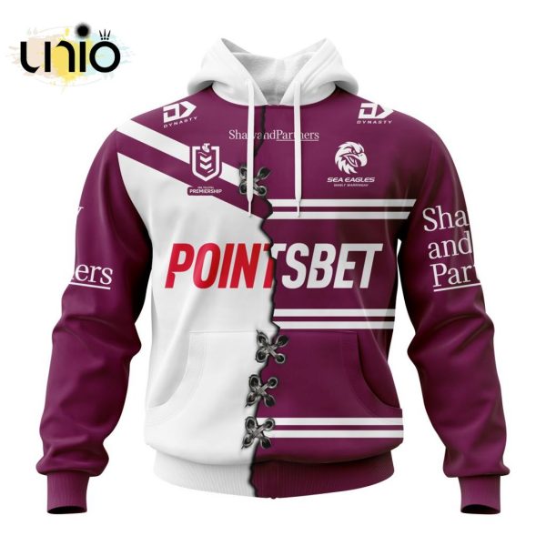 NRL Manly Warringah Sea Eagles Home Mix Away Kits Hoodie