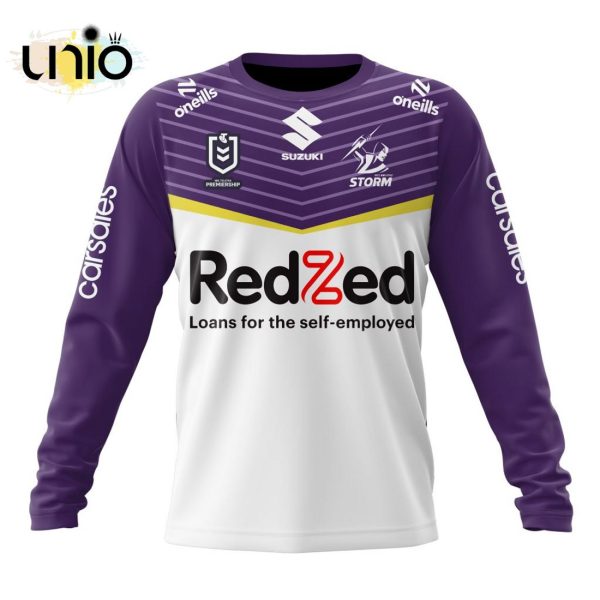 NRL Melbourne Storm 2024 Away Kits Hoodie