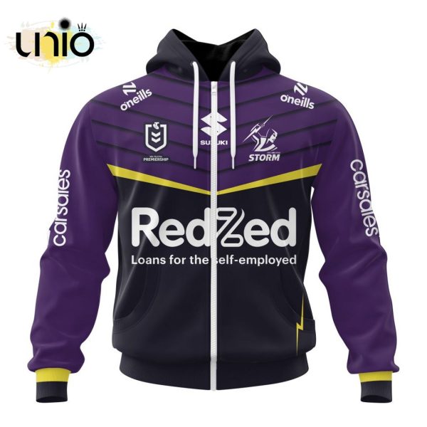 NRL Melbourne Storm 2024 Home Kits Hoodie