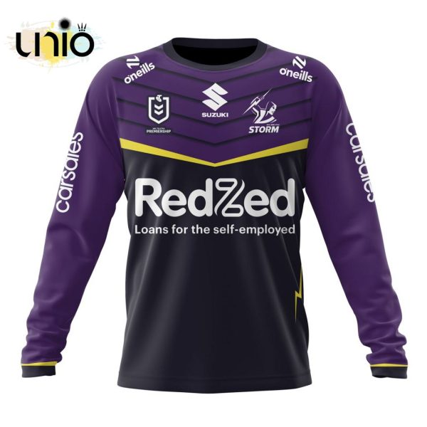 NRL Melbourne Storm 2024 Home Kits Hoodie