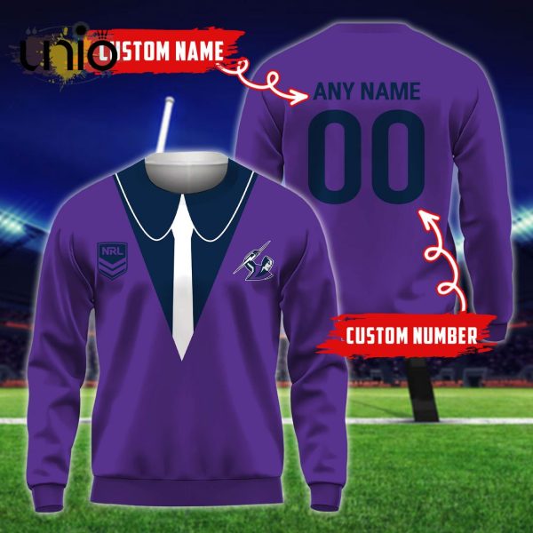 NRL Melbourne Storm Custom Name Hoodie