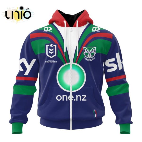 NRL New Zealand Warriors 2024 Home Kits Hoodie