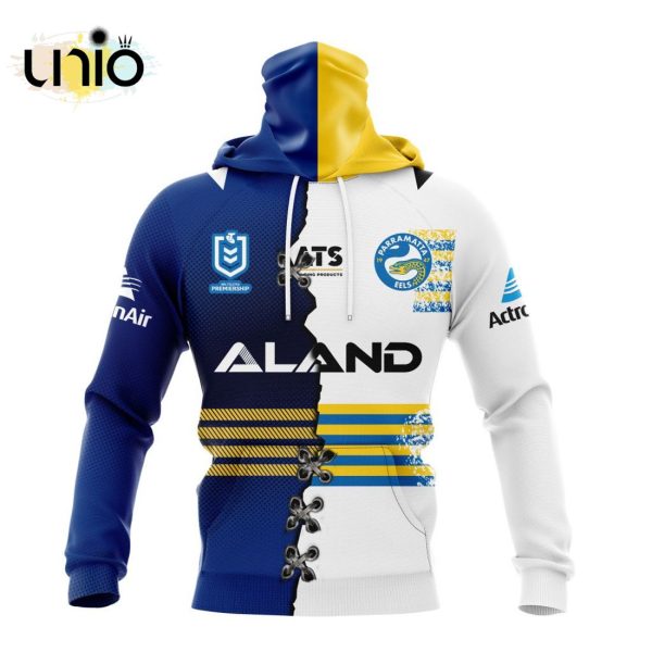 NRL Parramatta Eels Home Mix Away Kits Hoodie