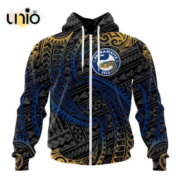 NRL Parramatta Eels Special Polynesian Design Hoodie