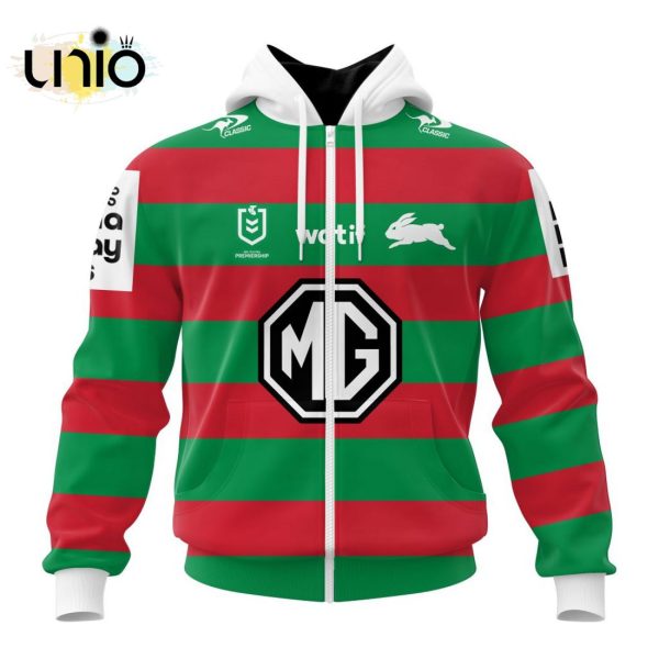 NRL South Sydney Rabbitohs 2024 Away Kits Hoodie