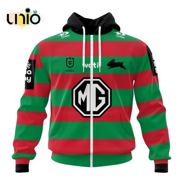 NRL South Sydney Rabbitohs 2024 Home Kits Hoodie