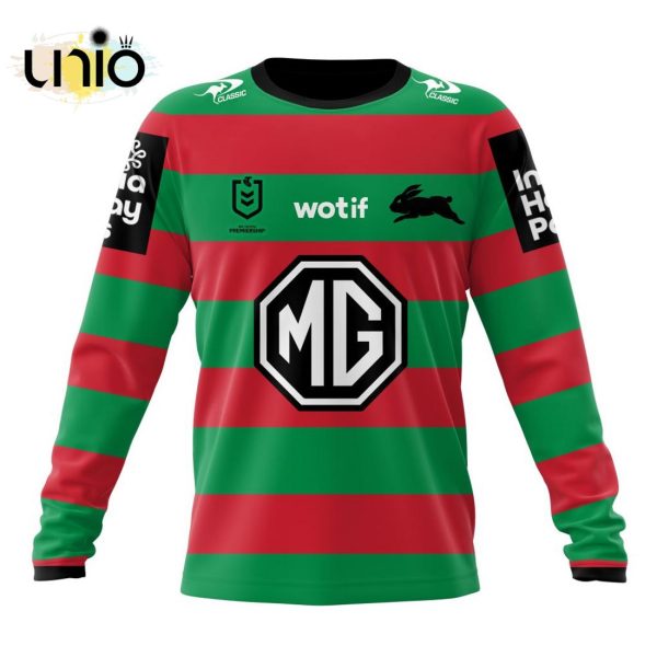 NRL South Sydney Rabbitohs 2024 Home Kits Hoodie