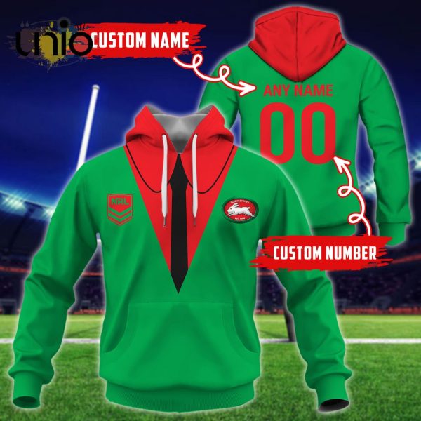 NRL South Sydney Rabbitohs Custom Name Hoodie