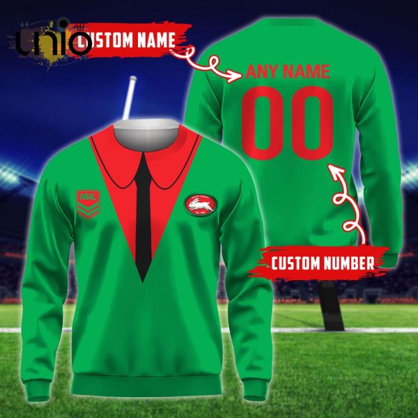 NRL South Sydney Rabbitohs Custom Name Hoodie