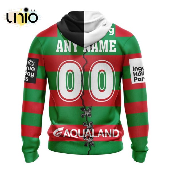 NRL South Sydney Rabbitohs Home Mix Away Kits Hoodie