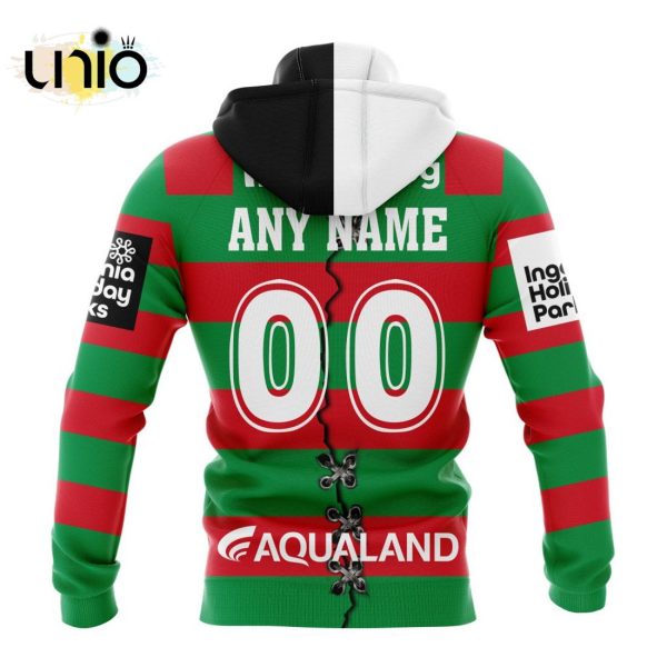 NRL South Sydney Rabbitohs Home Mix Away Kits Hoodie