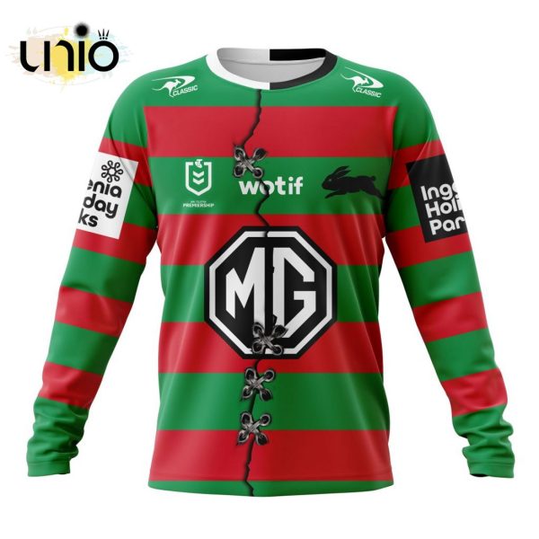 NRL South Sydney Rabbitohs Home Mix Away Kits Hoodie