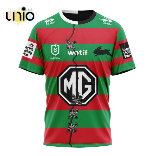 NRL South Sydney Rabbitohs Home Mix Away Kits Hoodie