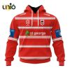 NRL St. George Illawarra Dragons 2024 Home Kits Hoodie